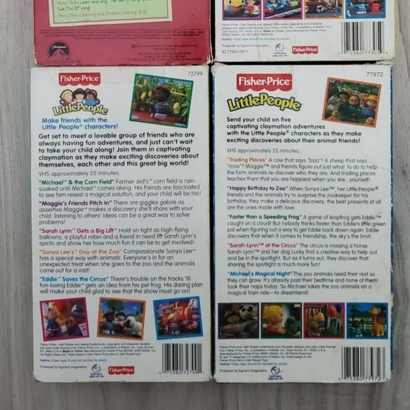 Lot 4 VHS* FISHER PRICE LITTLE PEOPLE * DORA THE EXPLORER Children's education - Picture 5 of 5